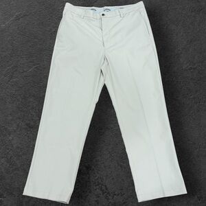 Callaway Golf Pants Mens 36x30 Beige Chinos Straight Shirt Gripper Outdoors